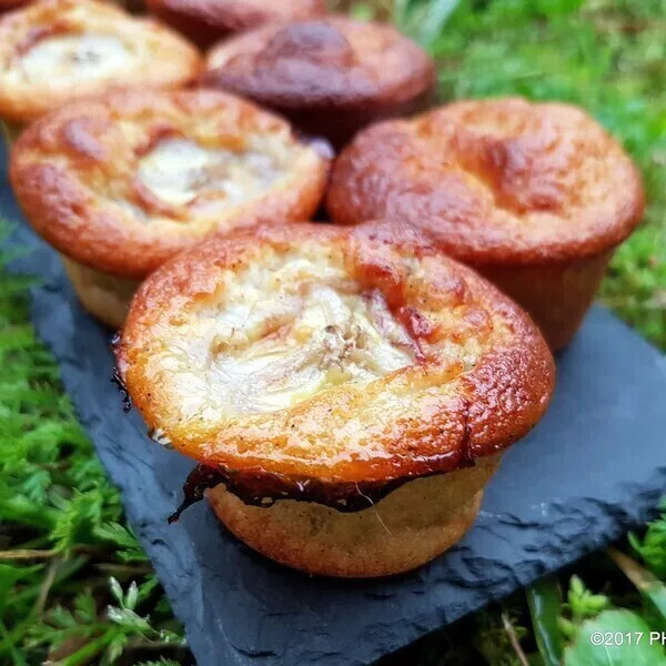 Mini muffins à la banane et aux graines de lin (sans gluten)