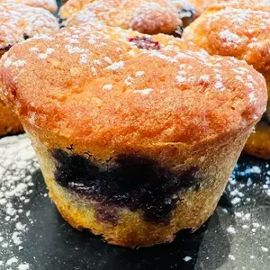 Mini-muffins ultra légers aux myrtilles - Chez Nanou