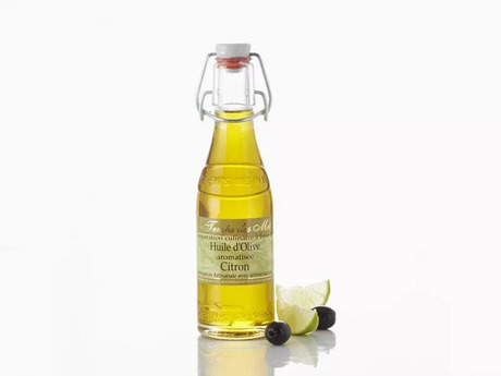 Huile d'olive aromatisée au citron 20 cl