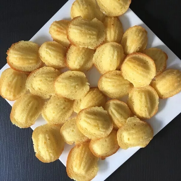 mini madeleines au citron