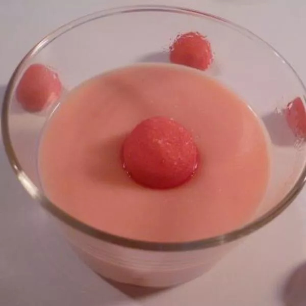 Petites crèmes aux fraises Tagada