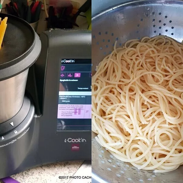 Spaghettis la cuisson
