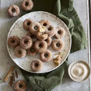 Mini donuts à la cannelle sans gluten