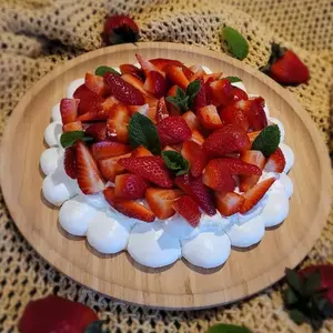 Pavlova aux fraises 