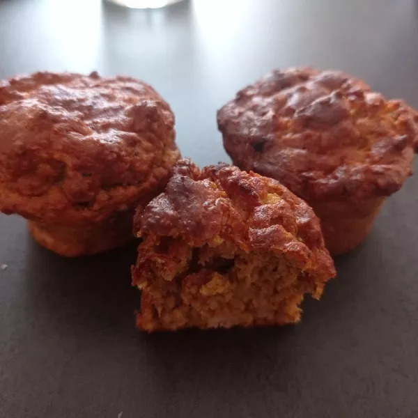 Muffins patate douce et bacon healthy