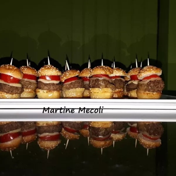 Mini hamburgers apéritifs