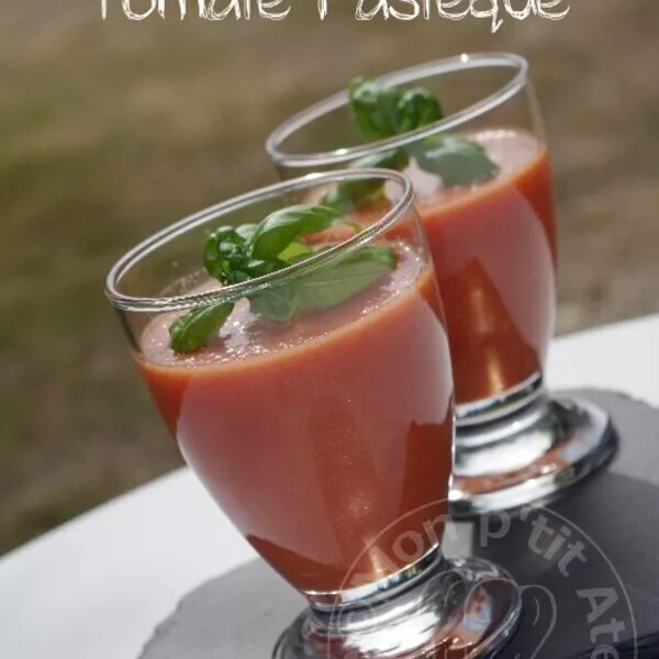 Soupe froide tomate & pastèque