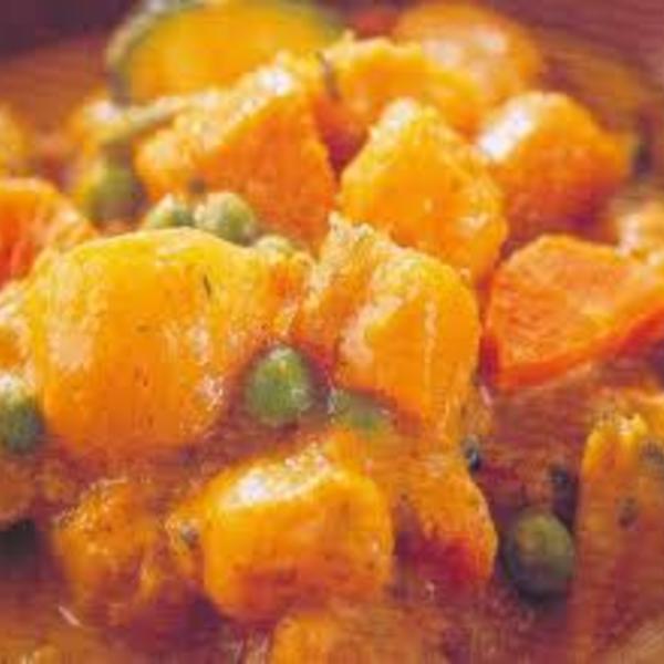 Curry doux de légumes