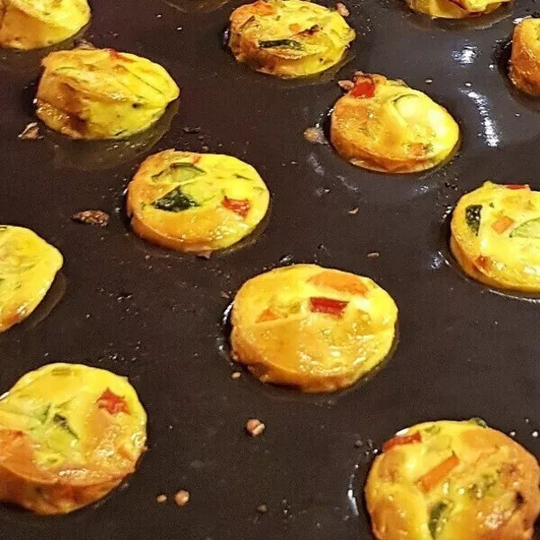 Mini muffins aux légumes du soleil